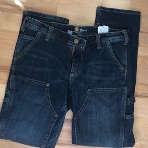 DOUBLE FRONT SLIM FIT CARHARTT DENIM